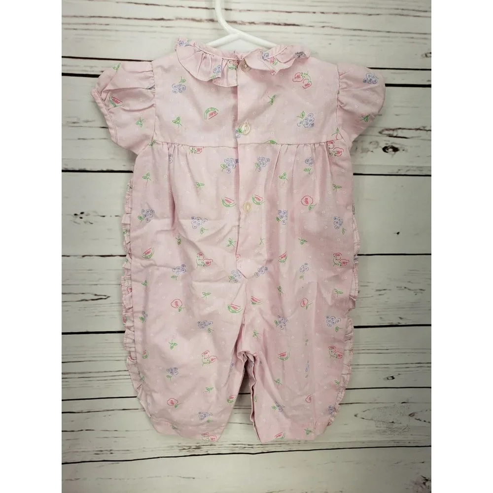 Mayfair Pink Floral 0-6‎ Months Baby Girl Romper